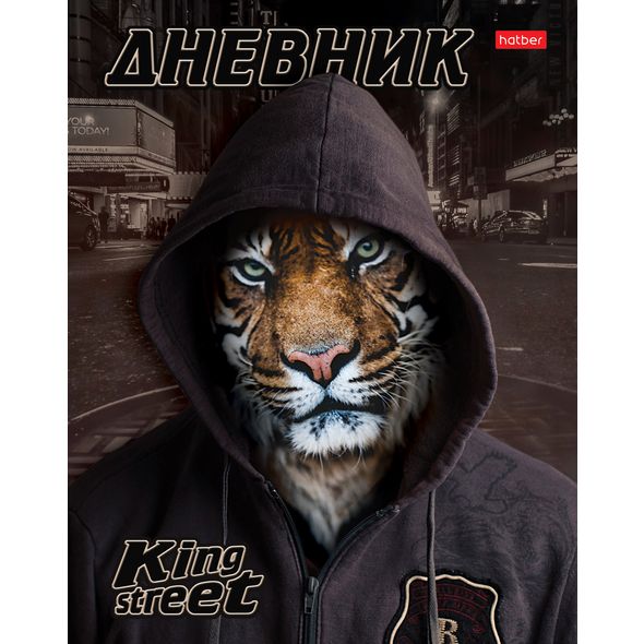 Дневник для 1-11кл. 40л А5ф тв.переплет глянц. ламинация -King street- , 